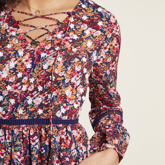 Modcloth Dresses & Skirts - New MODCLOTH Ravishing Matters Floral Maxi Dress